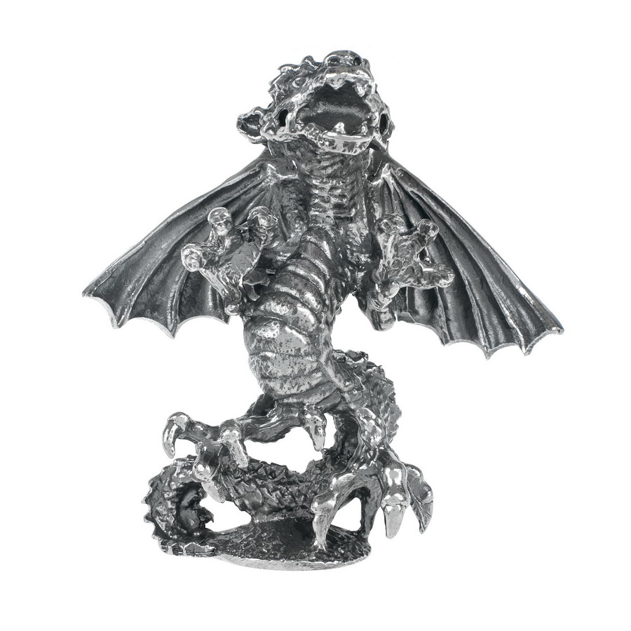 Серебряная статуэтка Дракон (Подарок на Год Дракона)Фото 12078-03.jpg