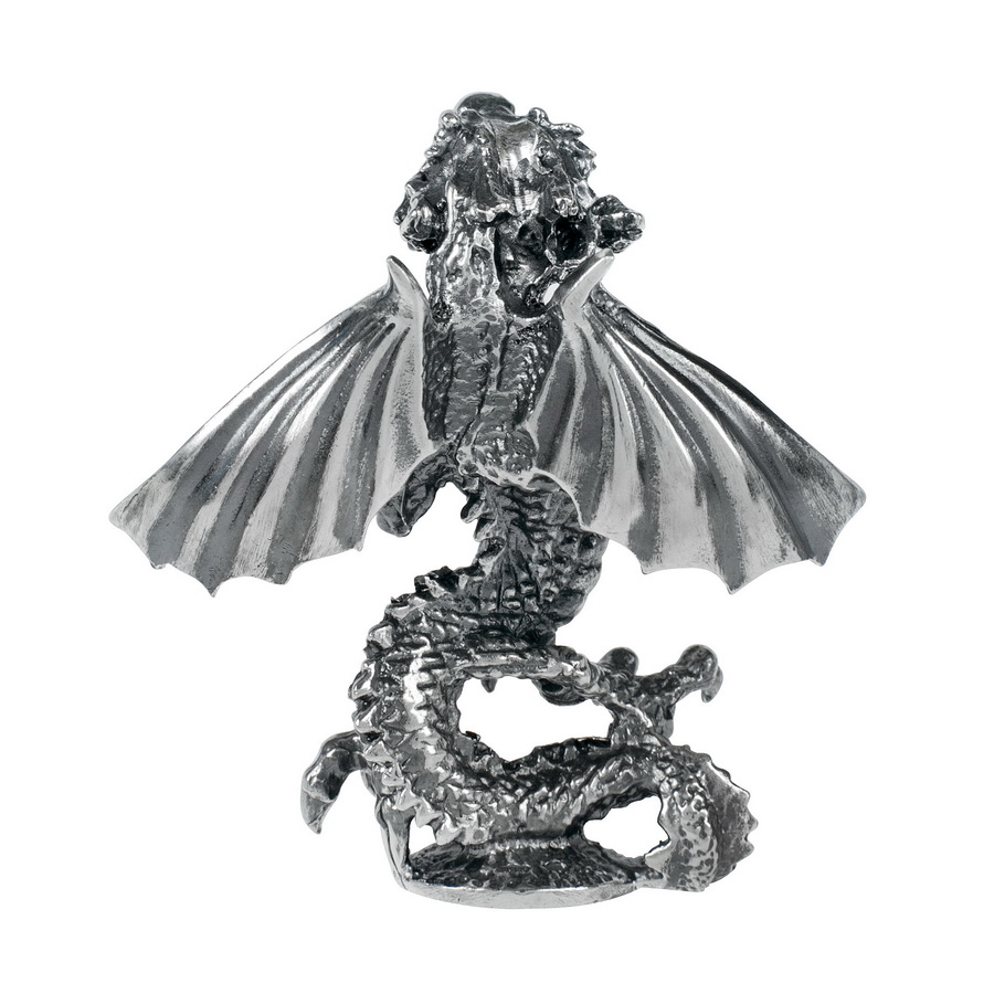 Серебряная статуэтка Дракон (Подарок на Год Дракона)Фото 12078-04.jpg