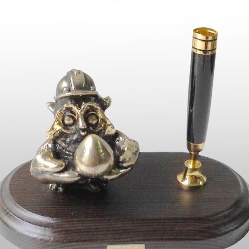 Бронзовый письменный набор Сова нефтяникФото 12150-02.jpg