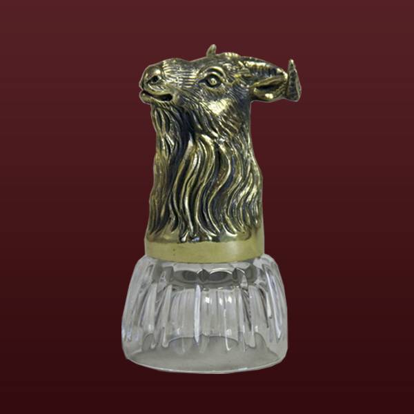 Бронзовая чарка Коза (Подарок на Год Козы)Фото 12175-02.jpg