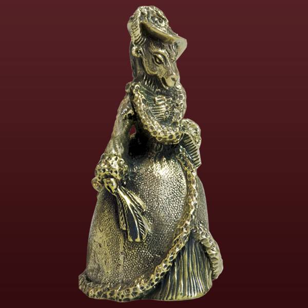 Бронзовый Колокольчик Козочка Фифа (Подарок на Год Козы)Фото 12185-02.jpg