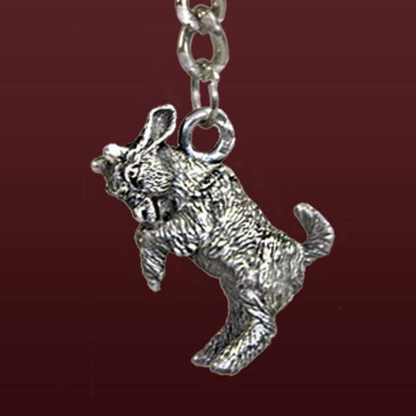Серебряный брелок Козленочек (Подарок на Год Козы)Фото 12193-03.jpg