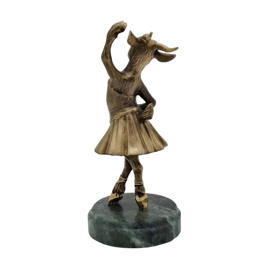 Бронзовая статуэтка Коза-Балерина (Подарок на Год Козы)Фото 12215-02.jpg