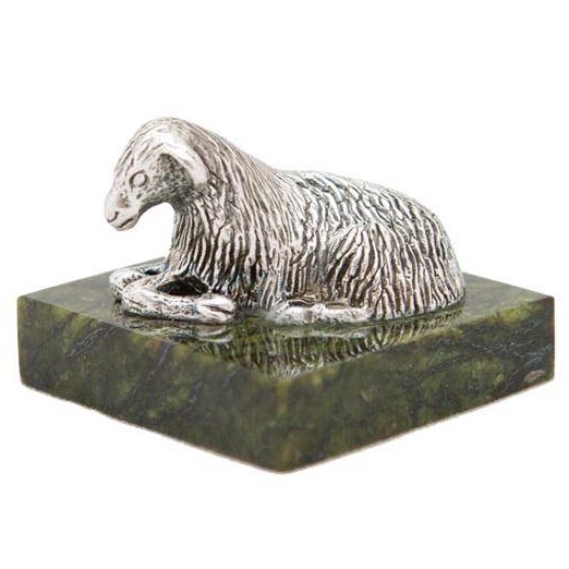 Серебряная статуэтка Овца