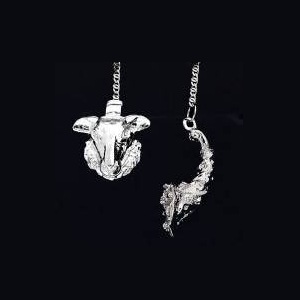 Серебряный ионизатор воды Овца с рогом изобилияФото 12261-02.jpg