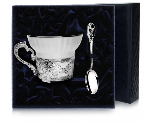 Серебряный набор чайная чашка Архар(снято с производства)