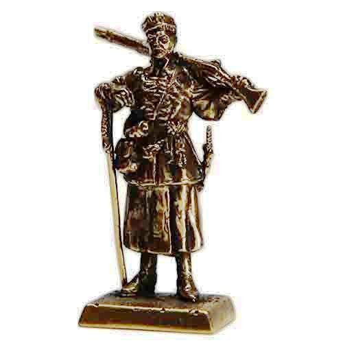 Бронзовая статуэтка Реестровый казак Брацлавского воеводства (серия Казаки 17 века)Фото 12621-01.jpg