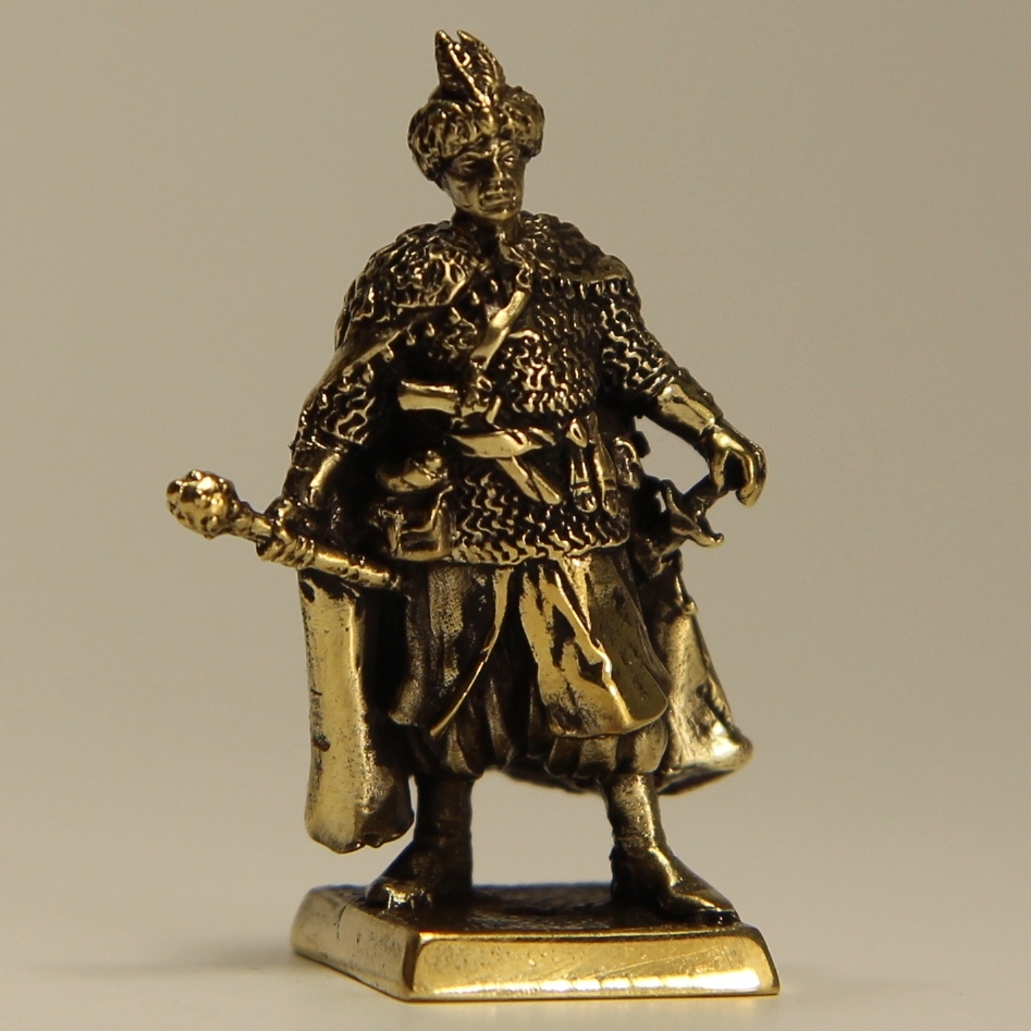 Бронзовая статуэтка Гетман реестровых казаков (серия Казаки 17 века)Фото 12622-01.jpg