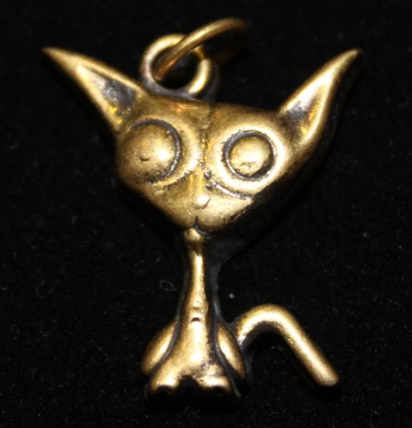 Бронзовая подвеска кот ПижонФото 12654-02.jpg
