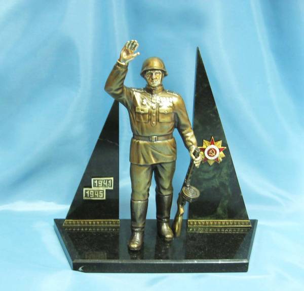 Бронзовый статуэтка сувенир День Победы