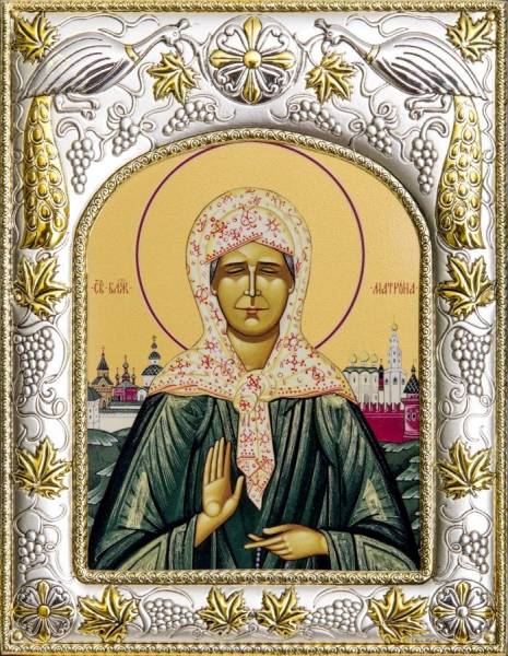 Икона Матрона Святая Блаженная Московская
