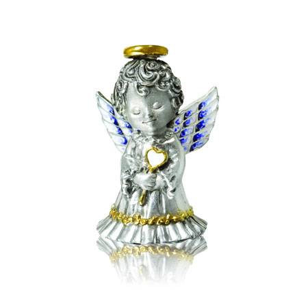 Серебряный колокольчик-миниатюра Ангел