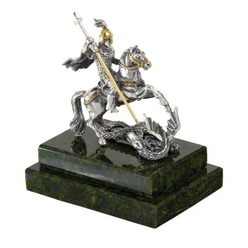 Серебряная миниатюра Георгий Победоносец