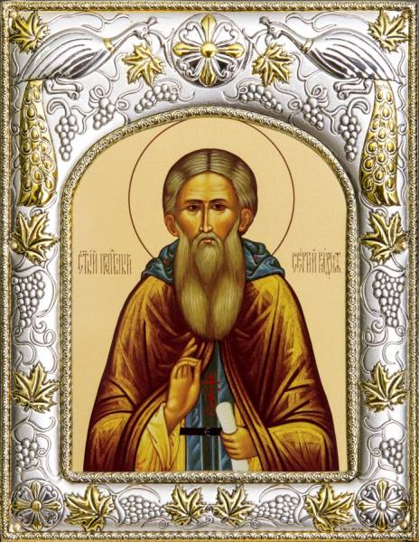 Икона Сергий Радонежский Преподобный