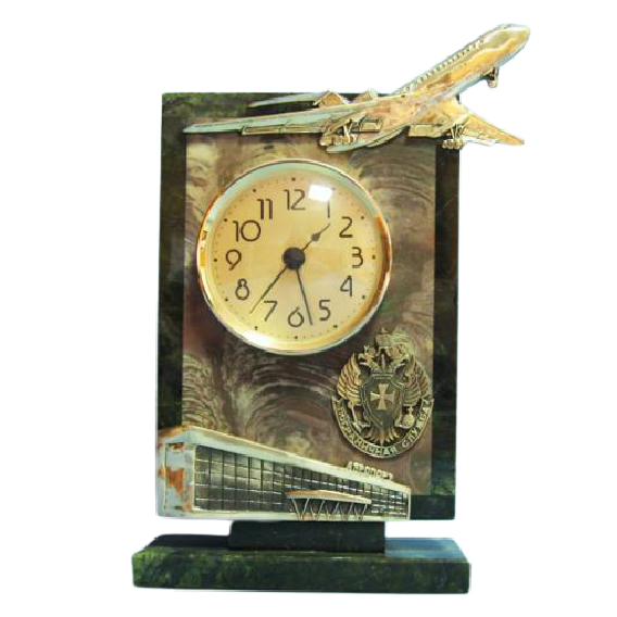 Бронзовые часы Аэрофлот ПУФото 12961-01.jpg