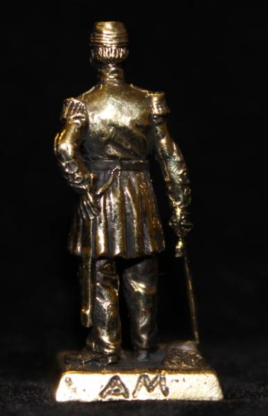 Бронзовая статуэтка Офицер линейной пехоты (серия Французская пехота 1853-1856 гг..)Фото 13515-02.jpg