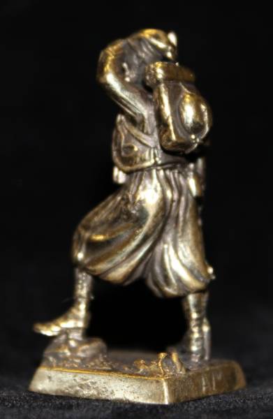 Бронзовая статуэтка Рядовой 3-го полка зуавов (серия Французская пехота 1853-1856 гг..)Фото 13516-03.jpg