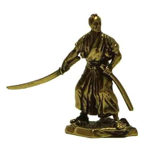Бронзовая статуэтка Дзенемон Ёго ронин (серия Самураи)Фото 13522-01.jpg