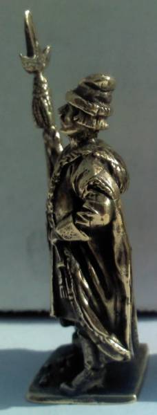 Бронзовая статуэтка Стрелец с протазаном и саблей (серия Стрельцы 17-го века)