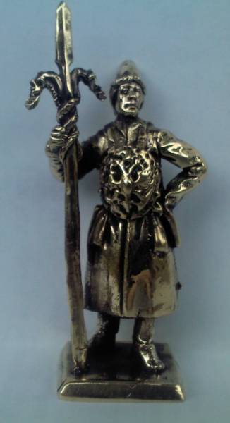 Бронзовая статуэтка Стрелец с протазаном (серия Стрельцы 17-го века)Фото 13529-01.jpg