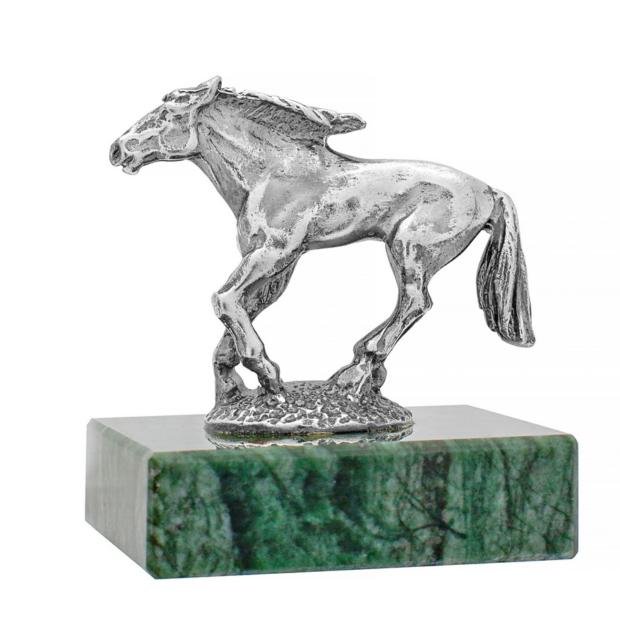 Серебряная статуэтка Лошадь (Подарок на Год Лошади)Фото 13757-02.jpg