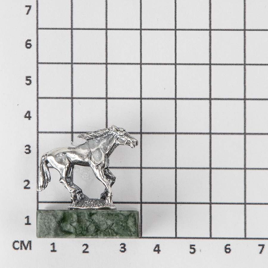 Серебряная статуэтка Лошадь (Подарок на Год Лошади)Фото 13757-03.jpg