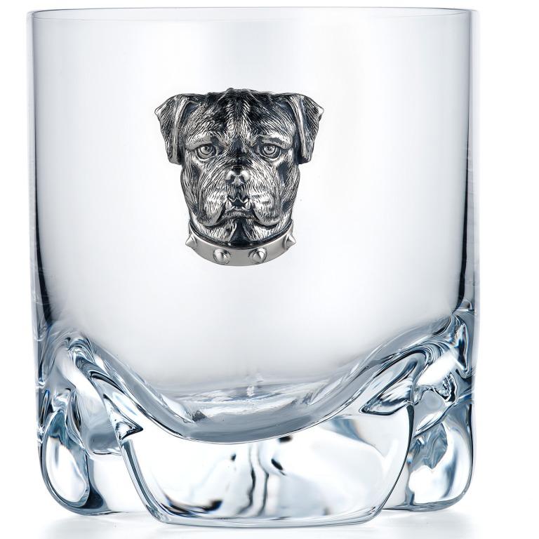 Набор стаканов с серебряной накладкой БульдогФото 13778-02.jpg