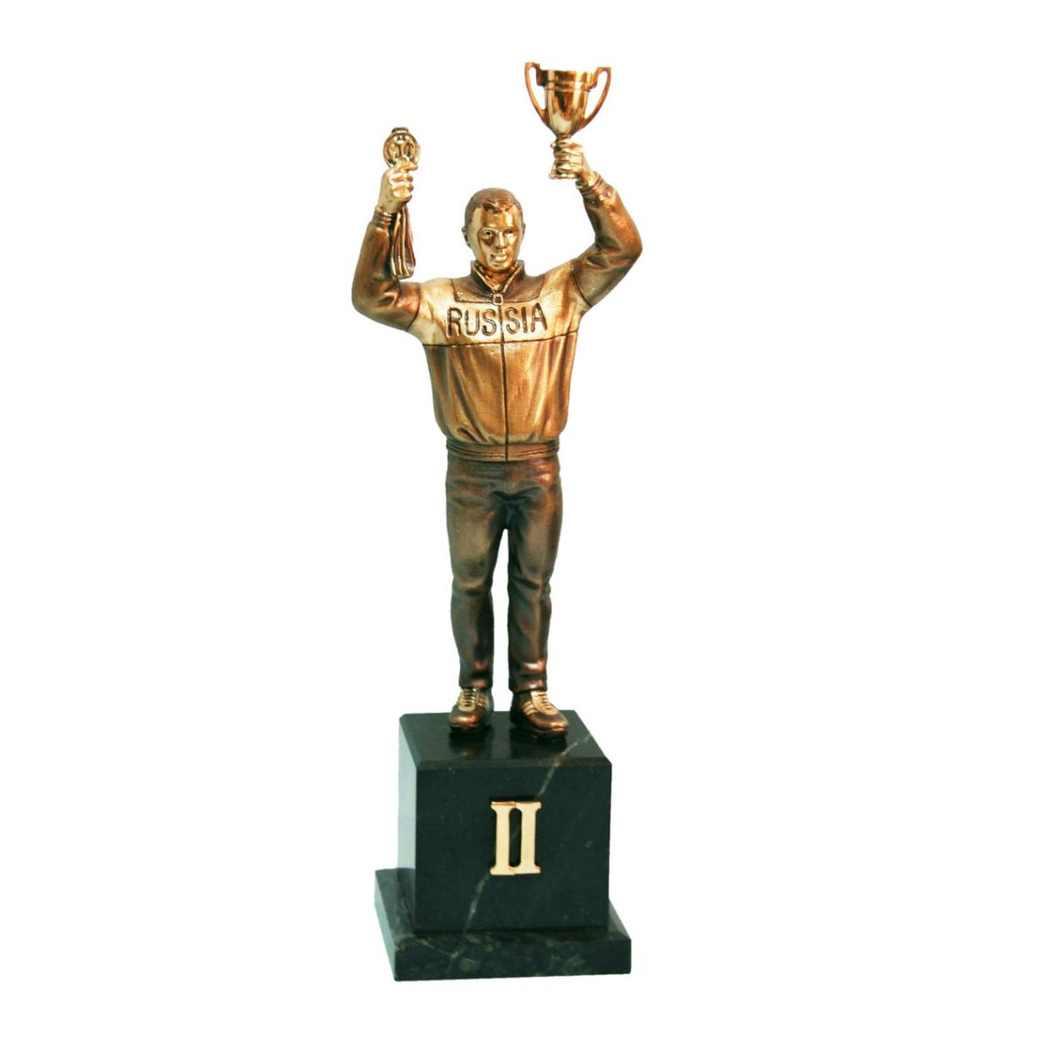 Бронзовая статуэтка Чемпион- спортсмен (2 место)