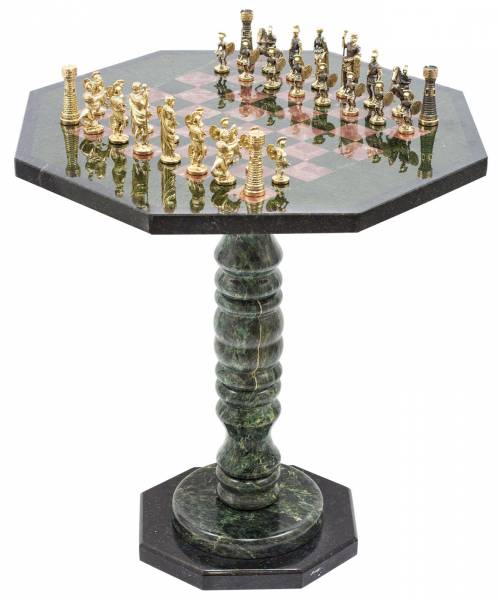 Бронзовые шахматы Римские стол