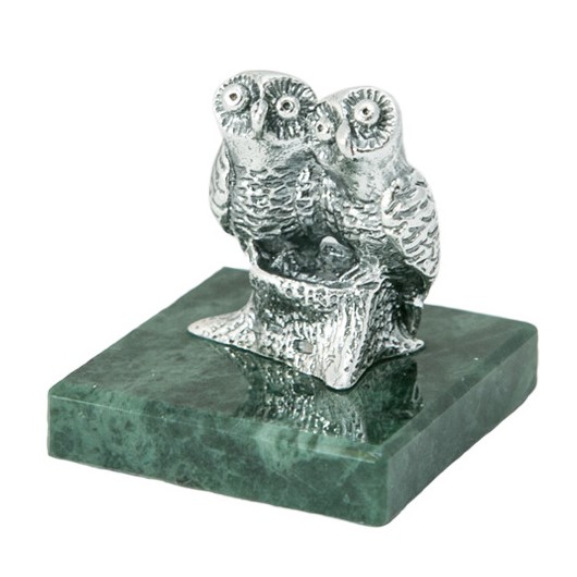 Серебряная статуэтка Совы
