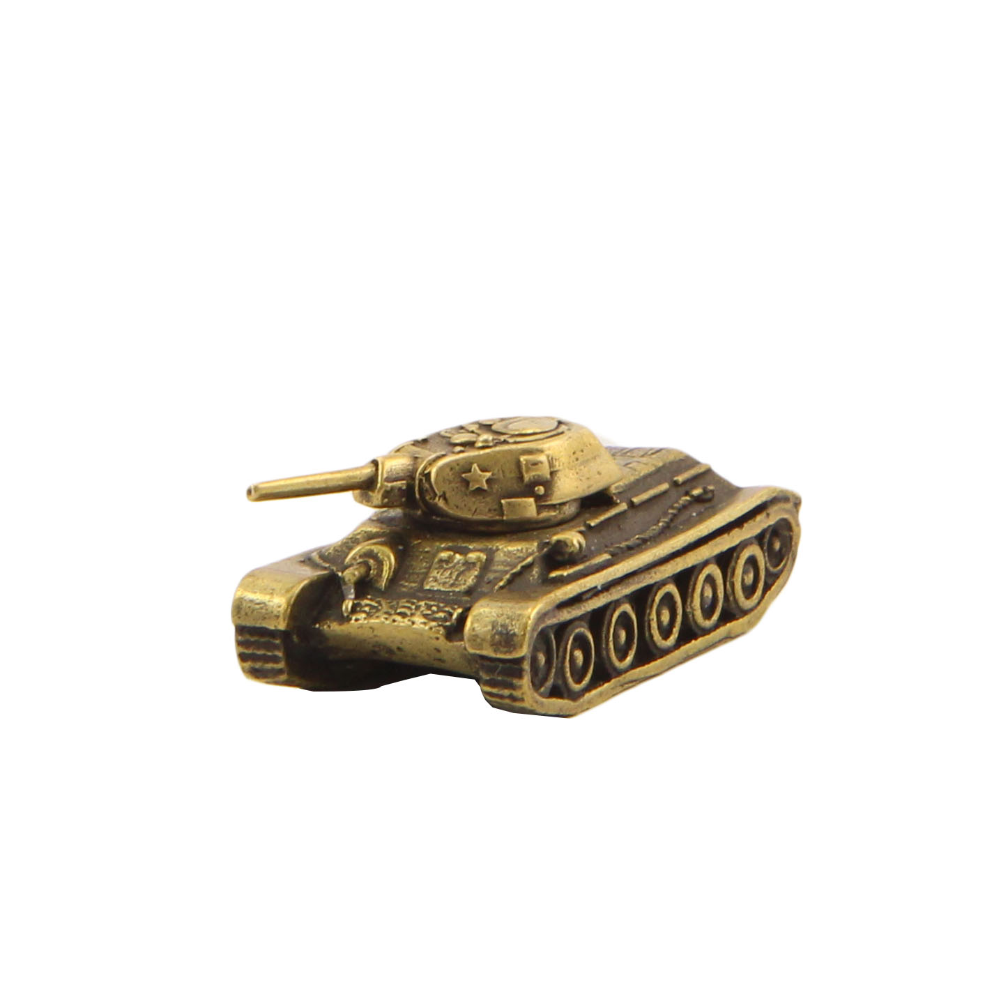 Бронзовая статуэтка Танк Т-34-57 обр. 1941 годаФото 14600-02.jpg