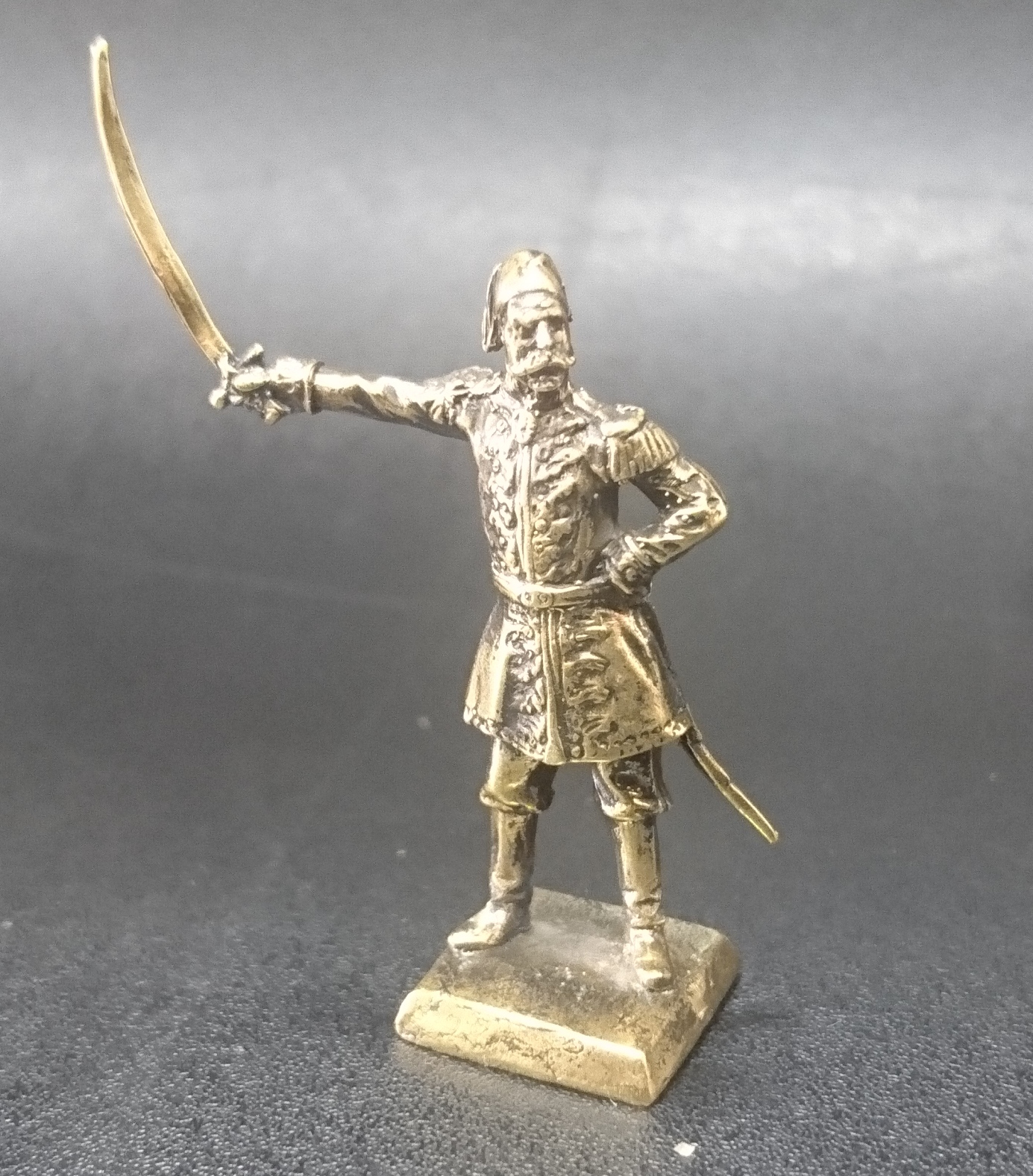 Бронзовая статуэтка Паша (серия Турецкая армия 1853-1856 гг.)Фото 14642-02.jpg