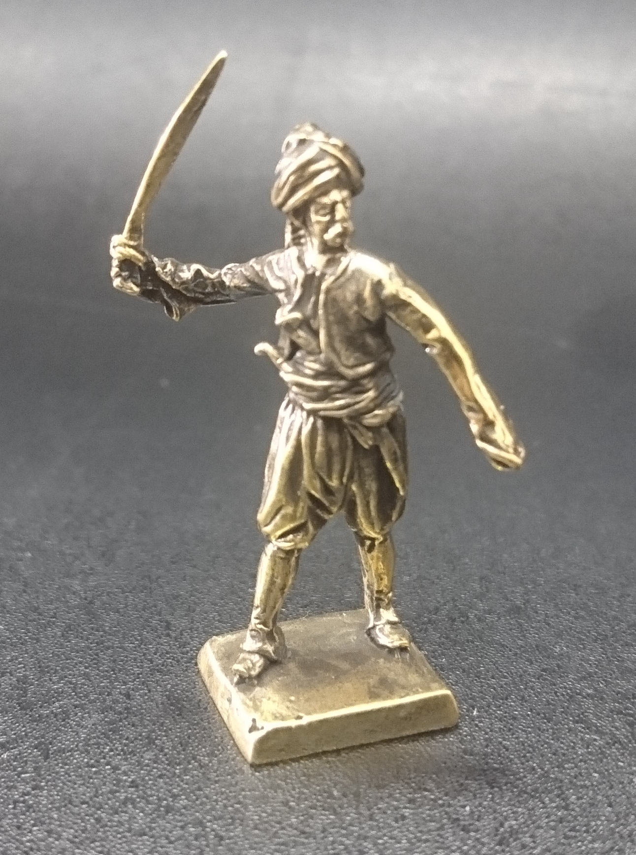 Бронзовая статуэтка Башибузук (серия Турецкая армия 1853-1856 гг.)Фото 14643-02.jpg