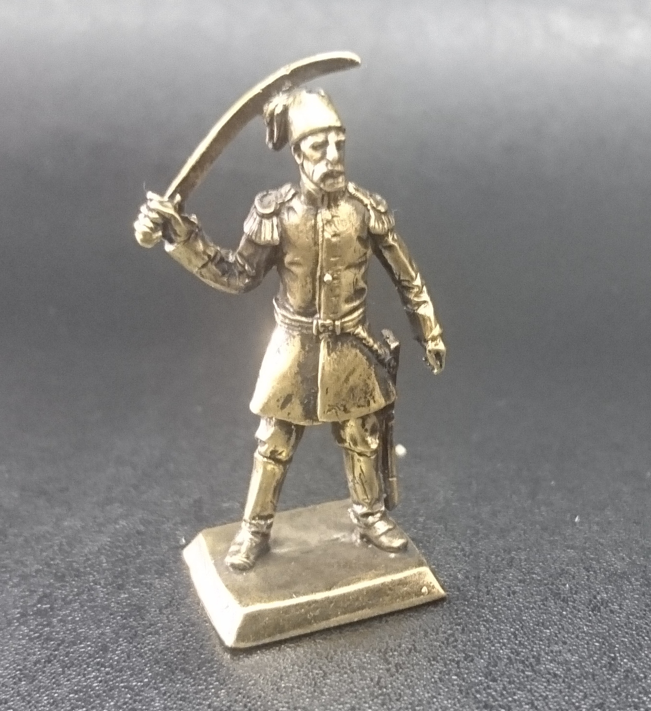 Бронзовая статуэтка Бей (серия Турецкая армия 1853-1856 гг.)Фото 14644-02.jpg