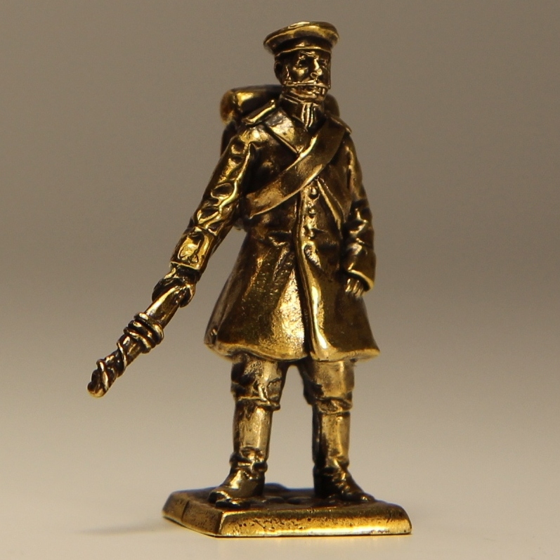 Бронзовая статуэтка Артиллерист (серия РИА 1853-1856 гг..)Фото 14676-02.jpg