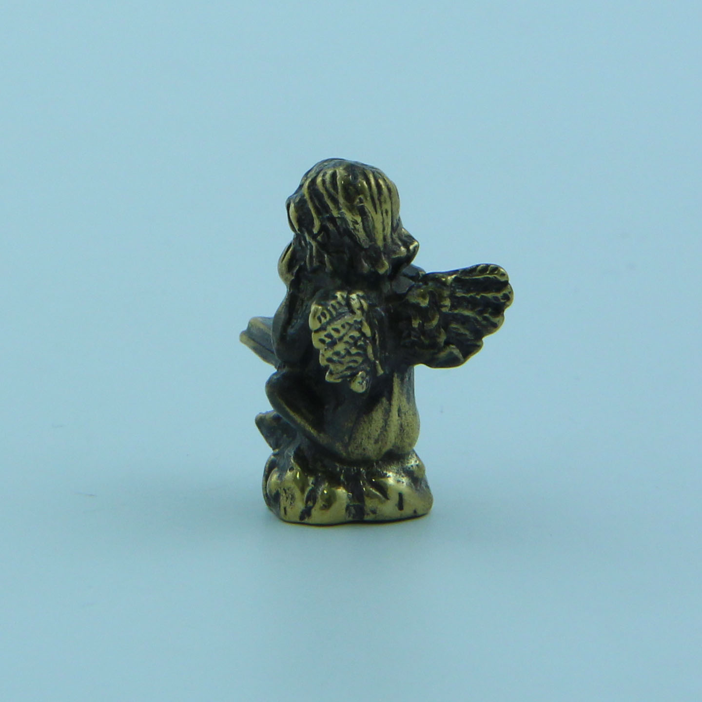 Бронзовая статуэтка Ангел с книгойФото 14715-02.jpg
