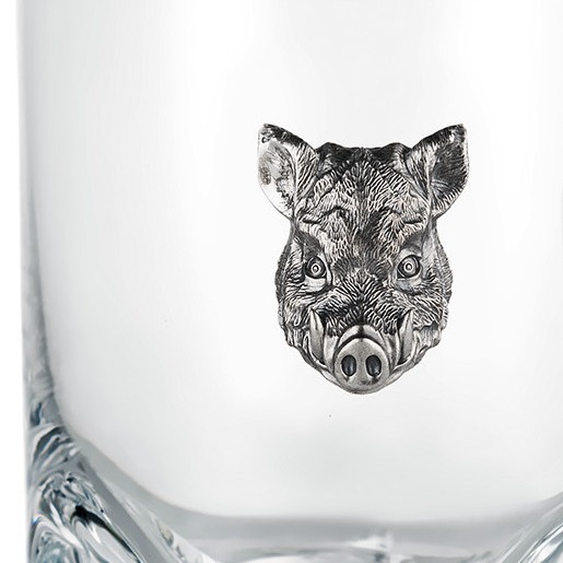 Набор стаканов с серебряной накладкой ОхотничьиФото 14881-03.jpg