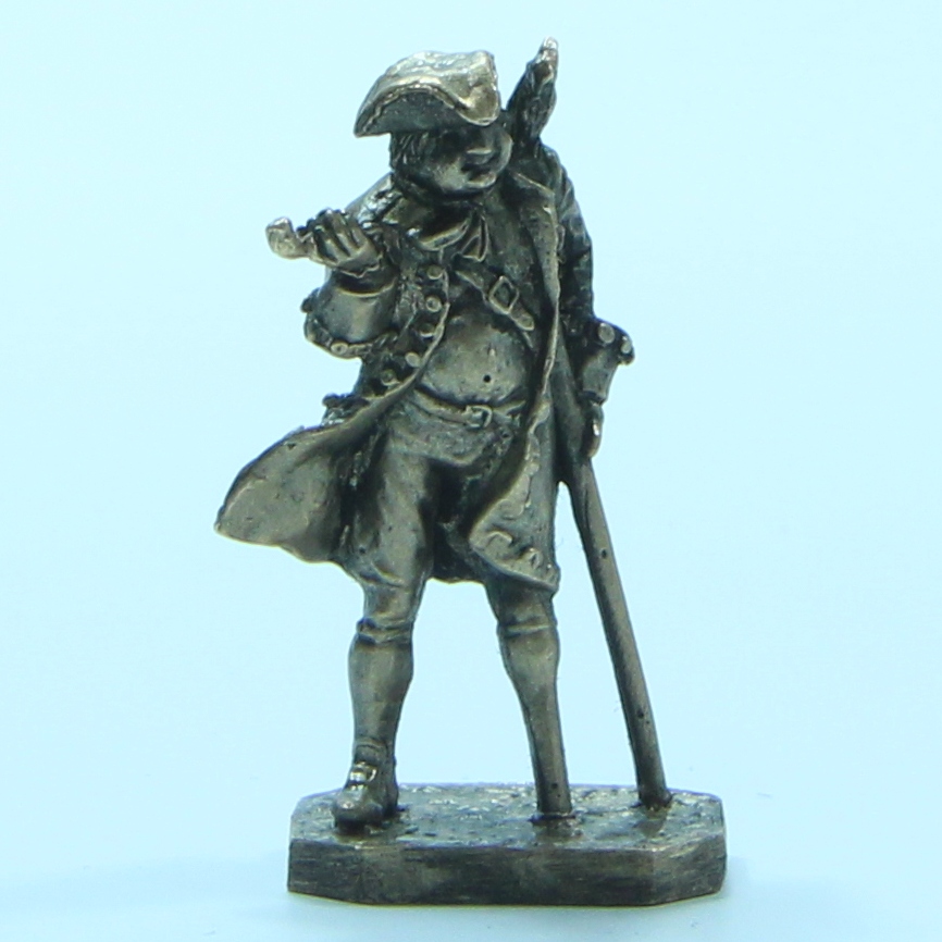 Бронзовая статуэтка Пират одноногий Джон Сильвер (серия Пираты 2)