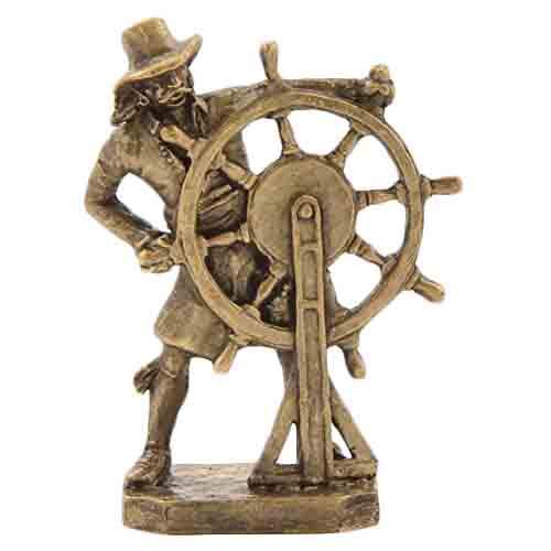 Бронзовая статуэтка Пират со штурвалом (серия Пираты 2)Фото 15054-01.jpg