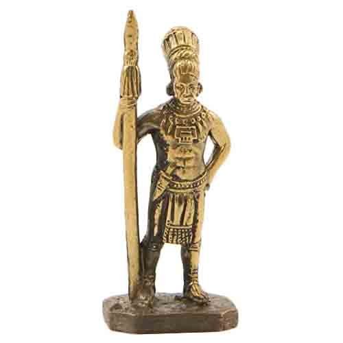 Бронзовая статуэтка Индеец с копьем (серия Индейцы Южной Америки)Фото 15072-01.jpg