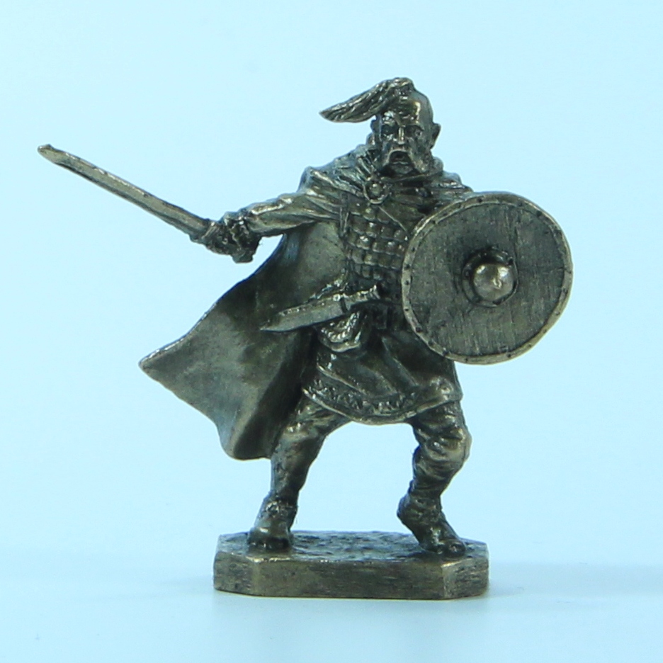Бронзовая статуэтка Воин с мечом и щитом (серия Франки)