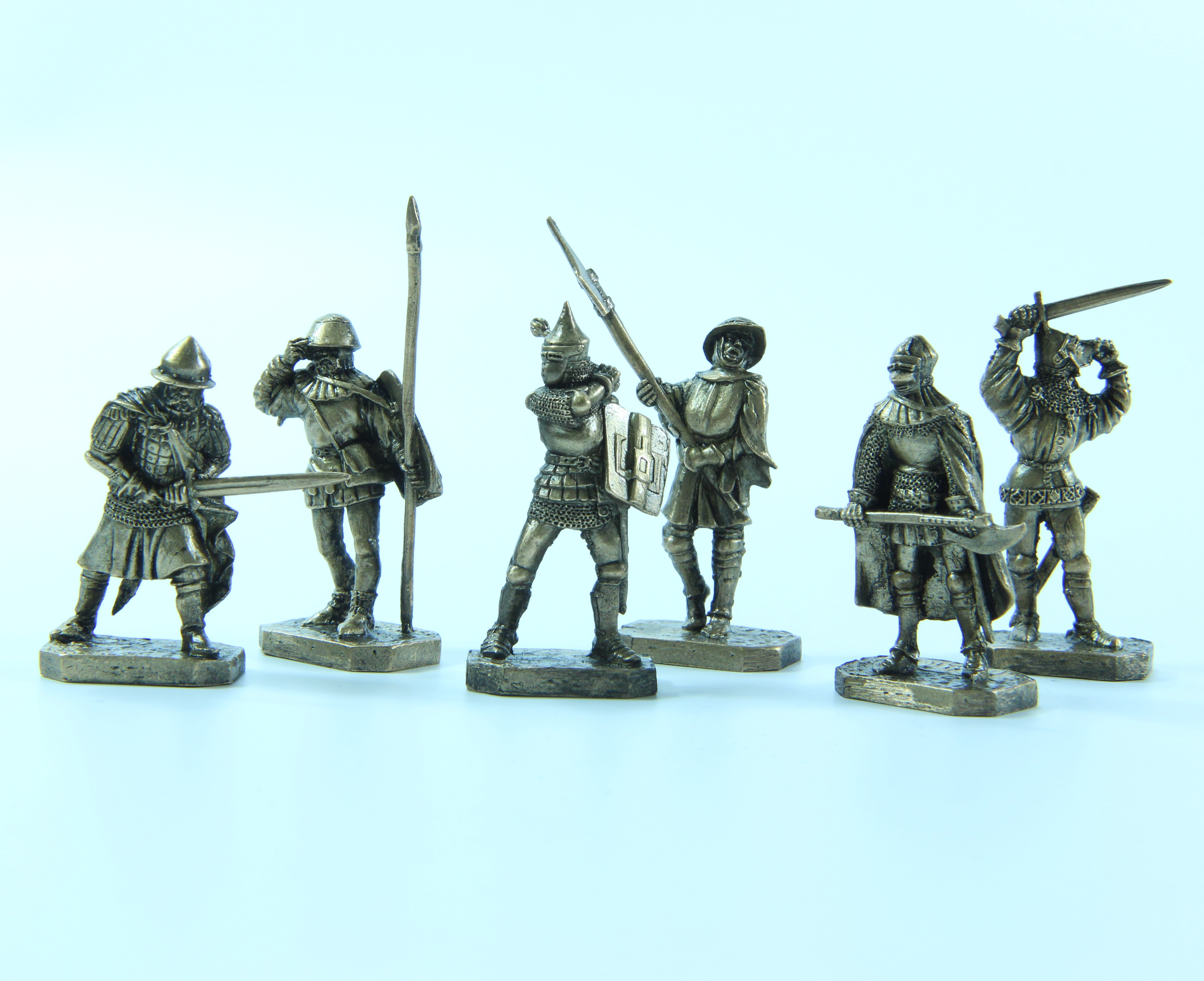Бронзовые статуэтки Польское войско (серия Грюнвальд. Польское войско)