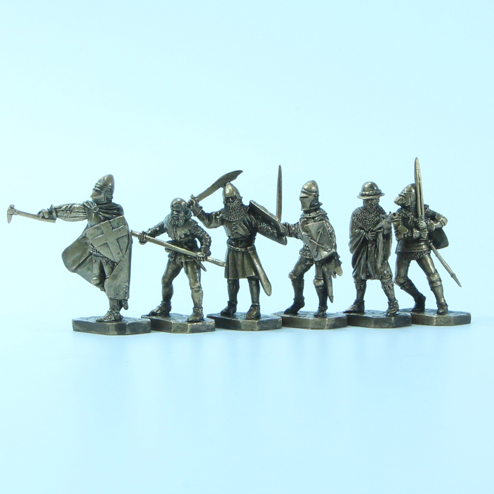 Бронзовые статуэтки Грюнвальдская битва (серия Грюнвальд. Тевтонский орден)