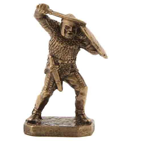 Бронзовая статуэтка Воин с мечом и щитом (серия Скифы)Фото 15248-01.jpg