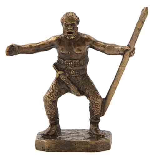 Бронзовая статуэтка Воин с копьем (серия Скифы)Фото 15249-01.jpg