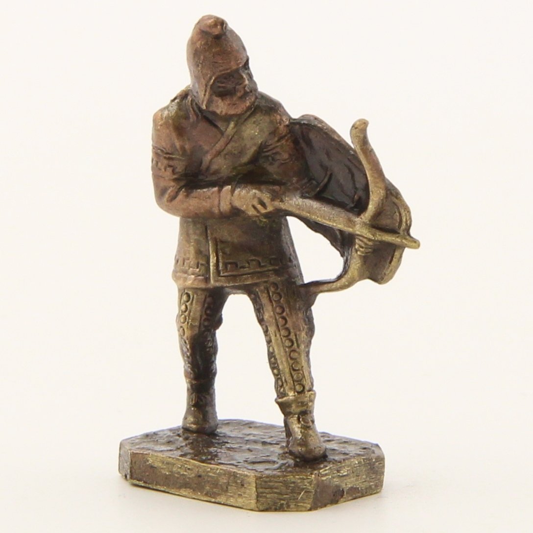 Бронзовая статуэтка Лучник со щитом (серия Скифы)Фото 15250-02.jpg