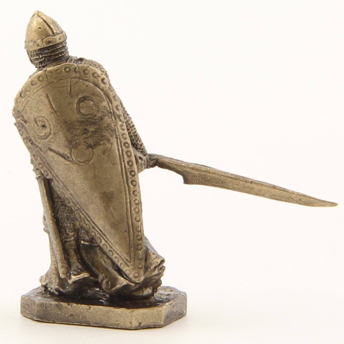 Бронзовая статуэтка Рыцарь с глефой (серия Крестоносцы под стенами Акры Часть 2)Фото 15260-05.jpg