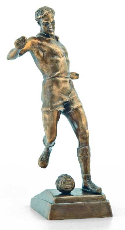 Бронзовая скульптура Футболист