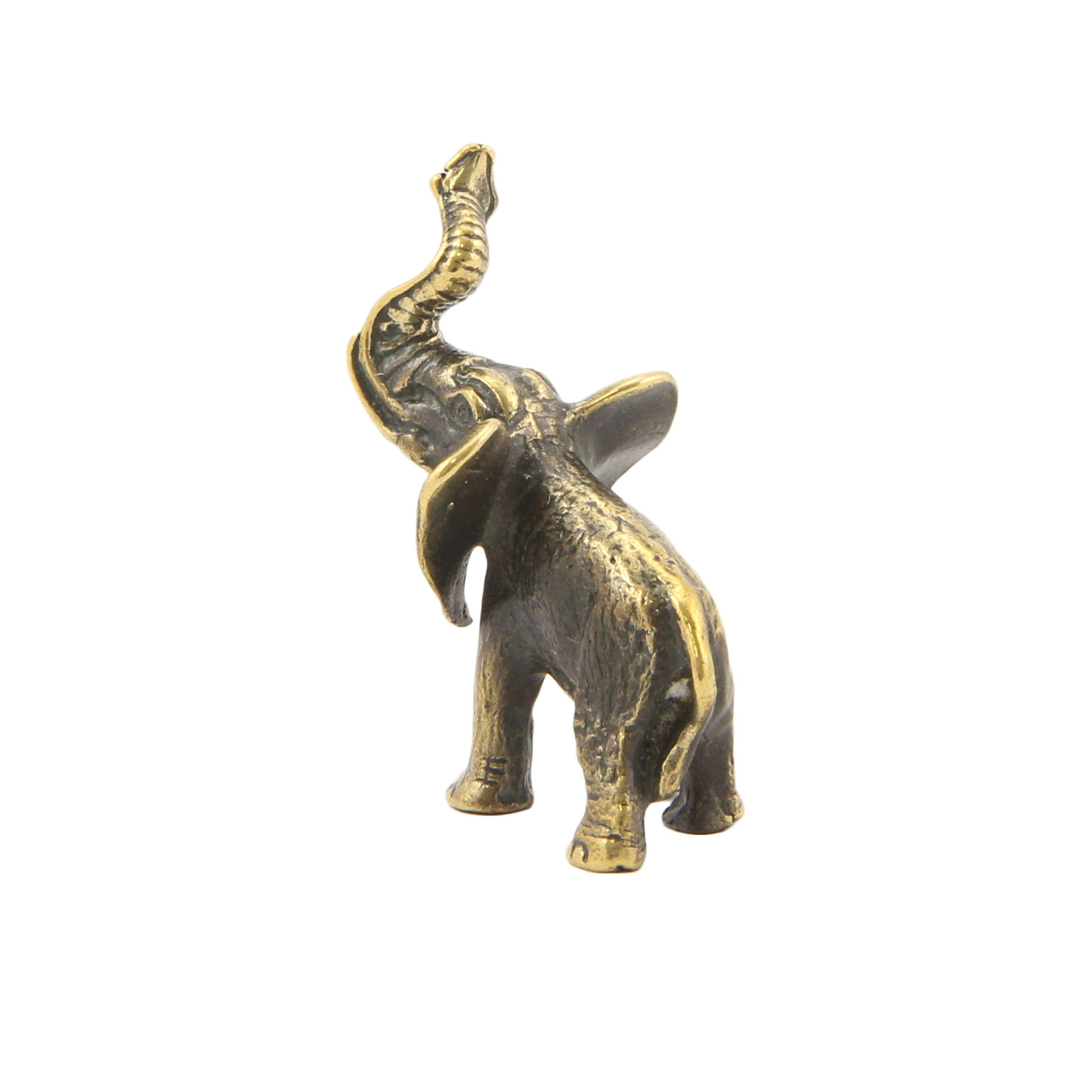 Бронзовый сувенир слон маленький