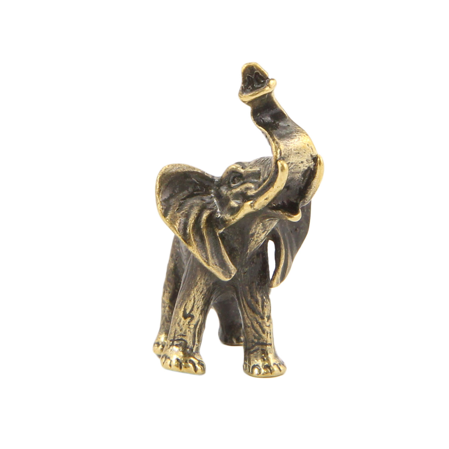 Бронзовый сувенир слон маленький